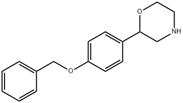 2-(4-Benzyloxy-phenyl)-morpholine Struktur