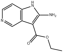 ethyl 2-amino-1H-pyrrolo[3,2-c]pyridine-3-carboxylate Struktur