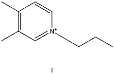 3,4-DIMETHYL-1-PROPYLPYRIDINIUM IODIDE Struktur