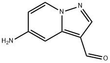 5-Aminopyrazolo[1,5-a]pyridine-3-carbaldehyde Struktur