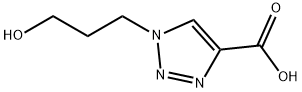 1-(3-Hydroxypropyl)-1H-1,2,3-triazole-4-carboxylic acid Struktur