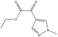 ethyl 2-(1-methyl-1H-pyrazol-4-yl)-2-oxoacetate Struktur