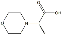 (S)-2-Morpholin-4-yl-propionic acid Struktur