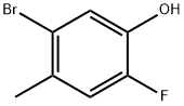 5-Bromo-2-fluoro-4-methylphenol Struktur