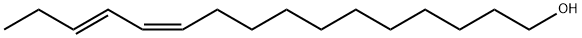 (11Z,13E)-Hexadecadien-1-ol Struktur