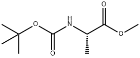 N-Boc-DL-alanine methyl ester Struktur