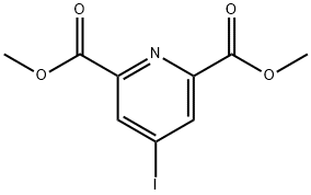 Dimethyl 4-iodopyridine-2,6-dicarboxylate Struktur