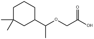 2-(1-(3,3-Dimethylcyclohexyl)ethoxy)acetic acid Struktur