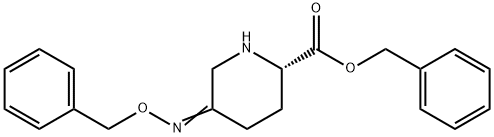 2-Piperidinecarboxylic acid, 5-[(phenylmethoxy)imino]-, phenylmethyl ester, (2S)-