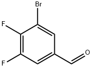 3-bromo-4,5-difluorobenzaldehyde Struktur