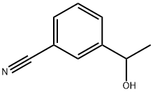 3-(1-Hydroxyethyl)benzonitrile Struktur