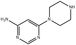 6-(piperazin-1-yl)pyrimidin-4-amine Struktur