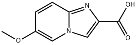 6-Methoxyimidazo[1,2-a]pyridine-2-carboxylic acid Struktur