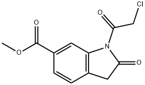 1-(2-chloroacetyl)-2-oxo-2,3-dihydro-1H-indole-6-carboxylic acid methyl ester