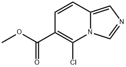 Methyl 5-chloroimidazo[1,5-a]pyridine-6-carboxylate Struktur