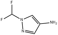 1-(difluoromethyl)-1h-pyrazol-4-amine Struktur