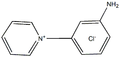 1-(3-Aminophenyl)pyridin-1-ium chloride Struktur