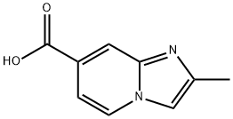 2-Methylimidazo[1,2-a]pyridine-7-carboxylic acid Struktur