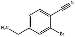 4-(aminomethyl)-2-bromobenzonitrile Struktur