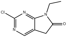 2-chloro-7-ethyl-5,7-dihydro-6H-Pyrrolo[2,3-d]pyrimidin-6-one Struktur