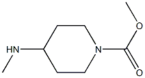 Methyl 4-(methylamino)piperidine-1-carboxylate Struktur