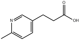 3-(6-Methyl-3-Pyridinyl)Propanoic Acid Struktur