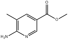 Methyl-6-amino-5-methylnicotinate Struktur