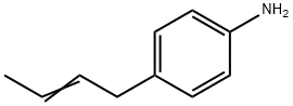 (E)-4-(but-2-en-1-yl)aniline Struktur