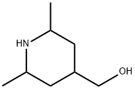 2,6-dimethyl-4-Piperidinemethanol, hydrochloride Struktur