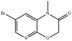 7-Bromo-1-methyl-1H-pyrido[2,3-b][1,4]oxazin-2(3H)-one Struktur