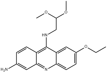 N9-(2,2-Dimethoxyethyl)-7-ethoxyacridine-3,9-diamine Struktur