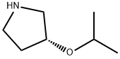 (R)-3-Isopropoxy-pyrrolidine Struktur