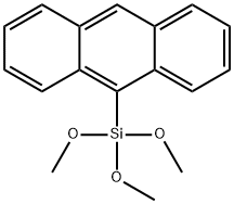 9-Anthracenyl Trimethoxysilane Structure