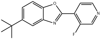 5-(tert-Butyl)-2-(3-fluoropyridin-4-yl)benzo[d]oxazole Struktur