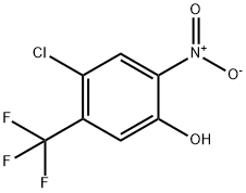 4-Chloro-2-nitro-5-trifluoromethyl-phenol Struktur