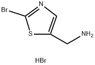 (2-Bromothiazol-5-yl)methanamine hydrobromide Struktur