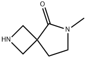 6-Methyl-2,6-diaza-spiro[3.4]octan-5-one Struktur