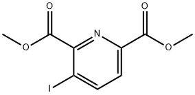 Dimethyl 3-iodopyridine-2,6-dicarboxylate Struktur