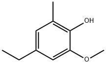 4-Ethyl-2-methoxy-6-methylphenol Struktur