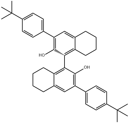 (R)-3,3'-bis(4-tert-butylphenyl)-5,5',6,6',7,7',8,8'-octahydro-1,1'-binaphthyl-2,2'-diol Struktur