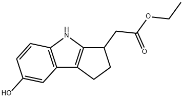 ethyl 2-(7-hydroxy-1,2,3,4-tetrahydrocyclopenta[b]indol-3-yl)acetate(WXG02032) Struktur