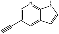 5-ethynyl-1H-pyrrolo[2,3-b]pyridine Struktur