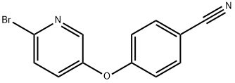 4-((6-bromopyridin-3-yl)oxy)benzonitrile Struktur