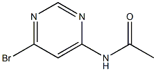 N-(6-bromopyrimidin-4-yl)acetamide Struktur