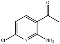 1-(2-amino-6-chloropyridin-3-yl)ethan-1-one Struktur