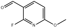 2-Fluoro-6-methoxy-3-pyridinecarboxaldehyde Struktur