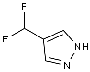 4-(difluoromethyl)-1H-pyrazole Struktur