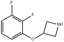 3-(2,3-Difluorophenoxy)azetidine Struktur