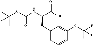 (2R)-2-[(TERT-BUTOXY)CARBONYLAMINO]-3-[3-(TRIFLUOROMETHOXY)PHENYL]PROPANOIC ACID