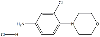 3-Chloro-4-morpholinoaniline hydrochloride Struktur